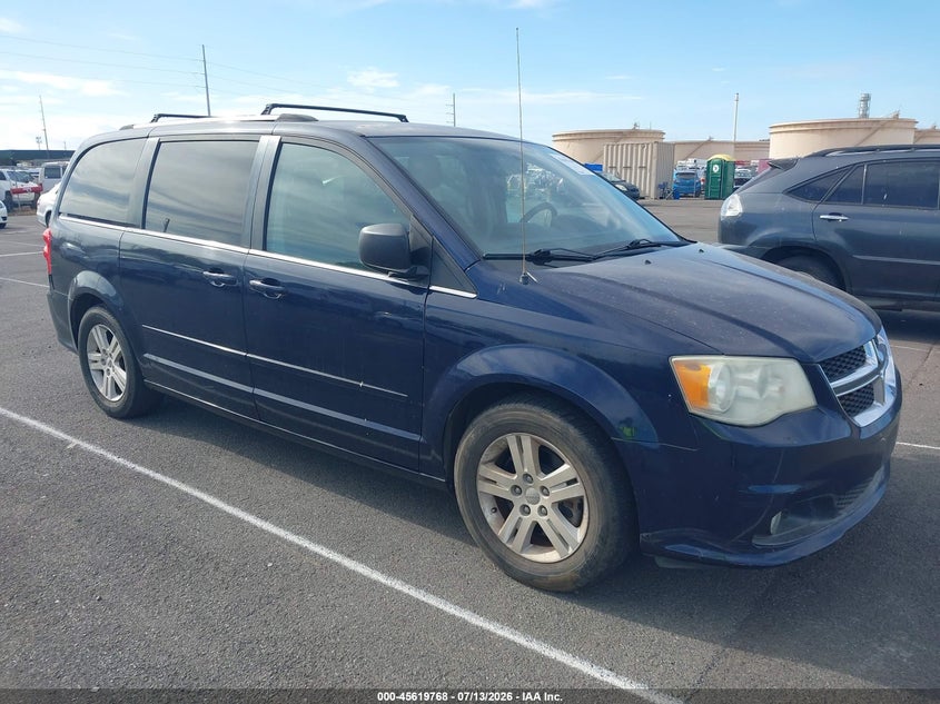 2012 Dodge Caravan VIN 2C4RDGDG3CR348509 IAAI salvage auction — NORMAL WEAR, Clear (Hawaii), sold $25 on 2026-07-21 (photo 1)