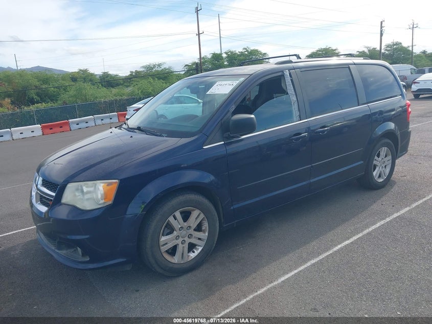 2012 Dodge Caravan VIN 2C4RDGDG3CR348509 IAAI salvage auction — NORMAL WEAR, Clear (Hawaii), sold $25 on 2026-07-21 (photo 2)