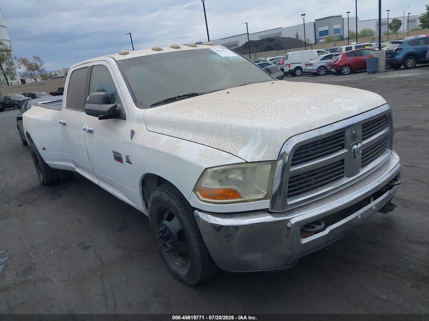 2012 Dodge 3500 VIN 3C63DPHL8CG196351 IAAI salvage auction — THEFT, Salvage Title, sold $2,750 on 2026-07-23 (photo 1)