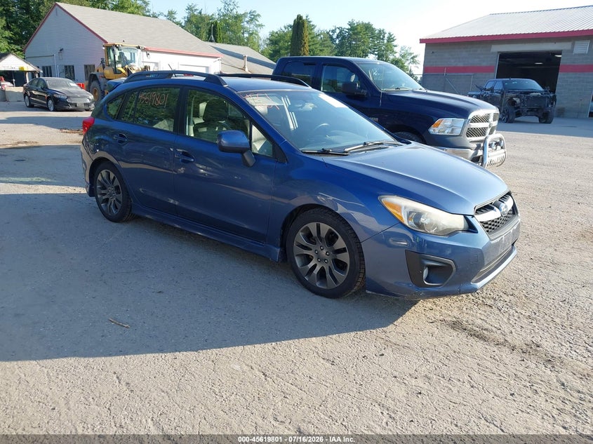 2012 Subaru Impreza VIN JF1GPAR60CH227692 IAAI salvage auction — NORMAL WEAR, Original (Maine), sold $25 on 2026-07-27 (photo 1)