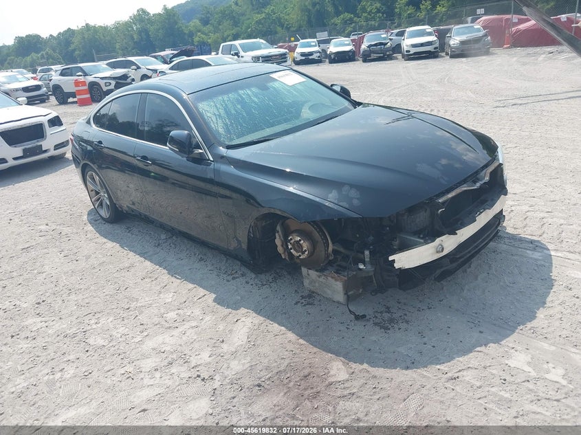 2019 BMW 4er VIN WBA4J5C51KBM65751 IAAI salvage auction — FRONT END, Salvage Title, sold $4,100 on 2026-08-21 (photo 1)