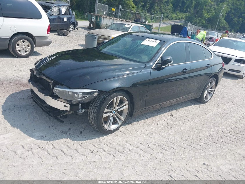 2019 BMW 4er VIN WBA4J5C51KBM65751 IAAI salvage auction — FRONT END, Salvage Title, sold $4,100 on 2026-08-21 (photo 2)