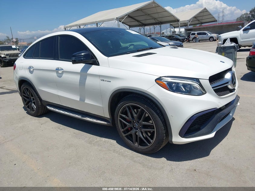 2018 Mercedes-benz Amg gle coupe VIN 4JGED7FB2JA124919 — IAAI salvage auction photo