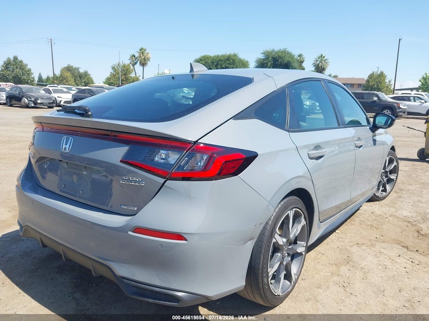 2025 Honda Civic VIN 19XFL4H97SE017173 IAAI salvage auction — LEFT FRONT, Salvage (California), sold $10,200 on 2026-07-28 (photo 4)