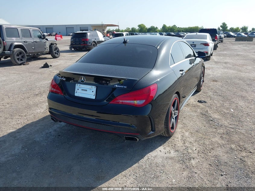 2016 Mercedes-benz Cla-klasse VIN WDDSJ4GB1GN309614 IAAI salvage auction — SIDE, Salvage Title, sold $4,300 on 2026-08-01 (photo 4)