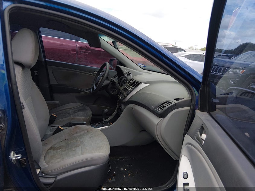 2017 Hyundai Accent VIN KMHCT4AE8HU174047 IAAI salvage auction — NORMAL WEAR, Original (Texas), sold $650 on 2026-07-28 (photo 5)