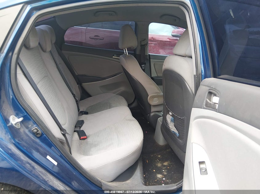 2017 Hyundai Accent VIN KMHCT4AE8HU174047 IAAI salvage auction — NORMAL WEAR, Original (Texas), sold $650 on 2026-07-28 (photo 8)