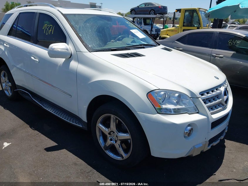 2009 Mercedes-benz Ml-class VIN 4JGBB72E19A454863 IAAI salvage auction — REAR END, Salvage Certificate (California), sold $3,150 on 2026-07-31 (photo 1)
