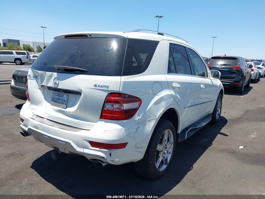 2009 Mercedes-benz Ml-class VIN 4JGBB72E19A454863 IAAI salvage auction — REAR END, Salvage Certificate (California), sold $3,150 on 2026-07-31 (photo 4)