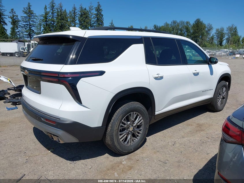 2026 Chevrolet Traverse VIN 1GNEVGKS2TJ350802 IAAI salvage auction — FRONT END, Salvage Title, sold $25,250 on 2026-07-29 (photo 4)