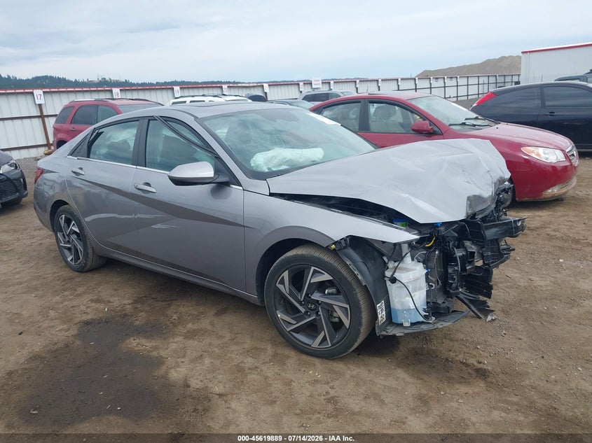 2025 Hyundai Elantra VIN KMHLS4DG1SU018875 IAAI salvage auction — FRONT END, Enterprise Veh. Bill Of Sale -Parts Only (Washington), sold $3,250 on 2026-07-15 (photo 1)