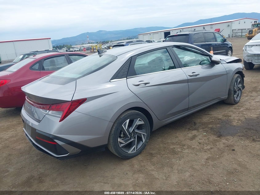 2025 Hyundai Elantra VIN KMHLS4DG1SU018875 IAAI salvage auction — FRONT END, Enterprise Veh. Bill Of Sale -Parts Only (Washington), sold $3,250 on 2026-07-15 (photo 4)