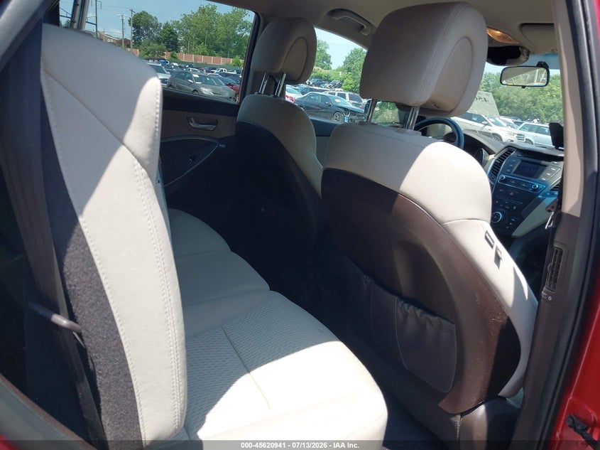 2017 Hyundai Santa fe VIN 5XYZTDLB6HG487892 IAAI salvage auction — NORMAL WEAR, Clear (Pennsylvania), sold $2,000 on 2026-07-24 (photo 8)