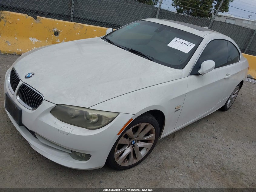 2011 BMW 3 series VIN WBAKF5C57BE586629 IAAI salvage auction — NORMAL WEAR, Clear - Dealer Only (California), sold $575 on 2026-07-30 (photo 2)