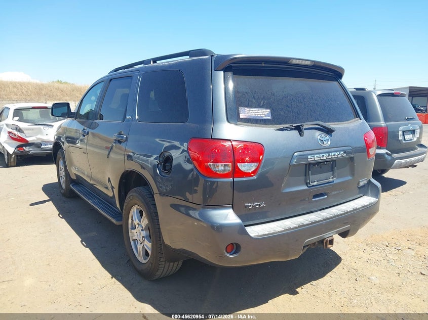 2008 Toyota Sequoia VIN 5TDBY64A88S008962 IAAI salvage auction — NORMAL WEAR, Clear - Dealer Only (California), sold $3,150 on 2026-07-22 (photo 3)