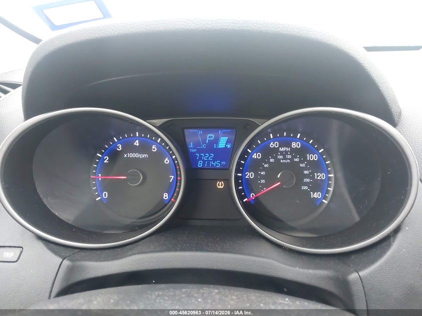 2012 Hyundai Tucson VIN KM8JU3AC8CU376134 IAAI salvage auction — NORMAL WEAR, Original (Texas), sold $1,750 on 2026-07-22 (photo 7)