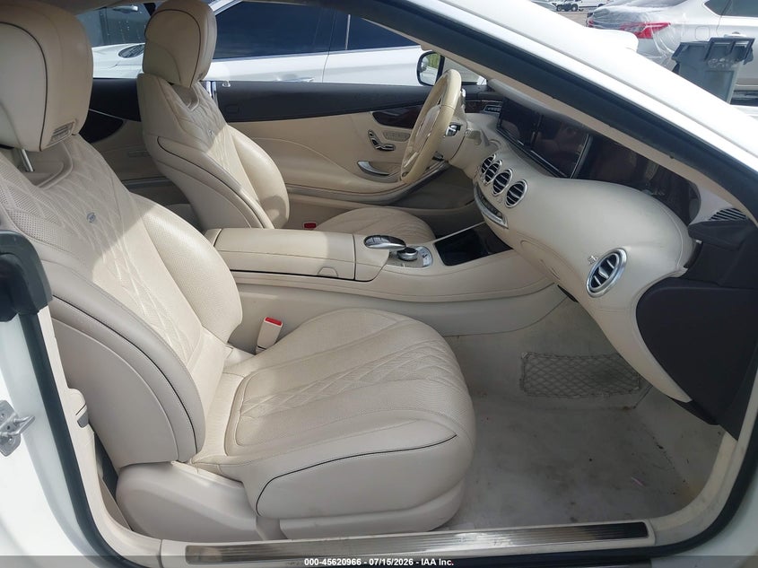 2017 Mercedes-benz S-klasse VIN WDDXK8CBXHA023544 IAAI salvage auction — WATER/FLOOD, Certificate Of Destruction (Louisiana), sold $13,300 on 2026-08-12 (photo 5)