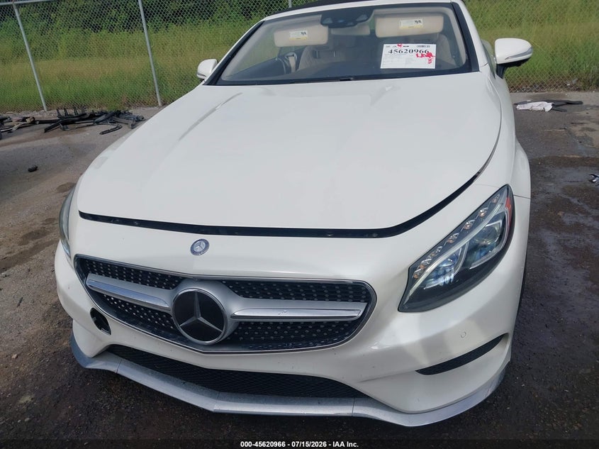 2017 Mercedes-benz S-klasse VIN WDDXK8CBXHA023544 IAAI salvage auction — WATER/FLOOD, Certificate Of Destruction (Louisiana), sold $13,300 on 2026-08-12 (photo 6)