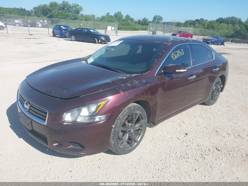 2014 Nissan Maxima VIN 1N4AA5AP7EC474632 IAAI salvage auction — NORMAL WEAR, Clear (Wisconsin), sold $775 on 2026-07-28 (photo 2)