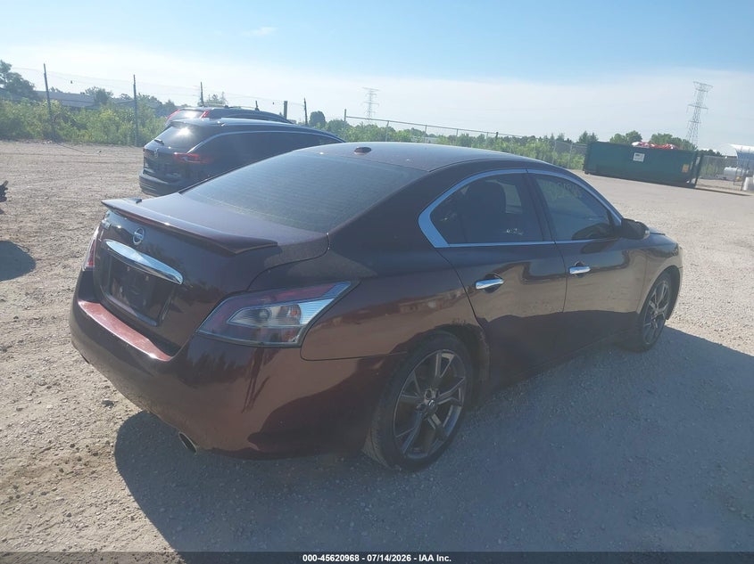2014 Nissan Maxima VIN 1N4AA5AP7EC474632 IAAI salvage auction — NORMAL WEAR, Clear (Wisconsin), sold $775 on 2026-07-28 (photo 4)