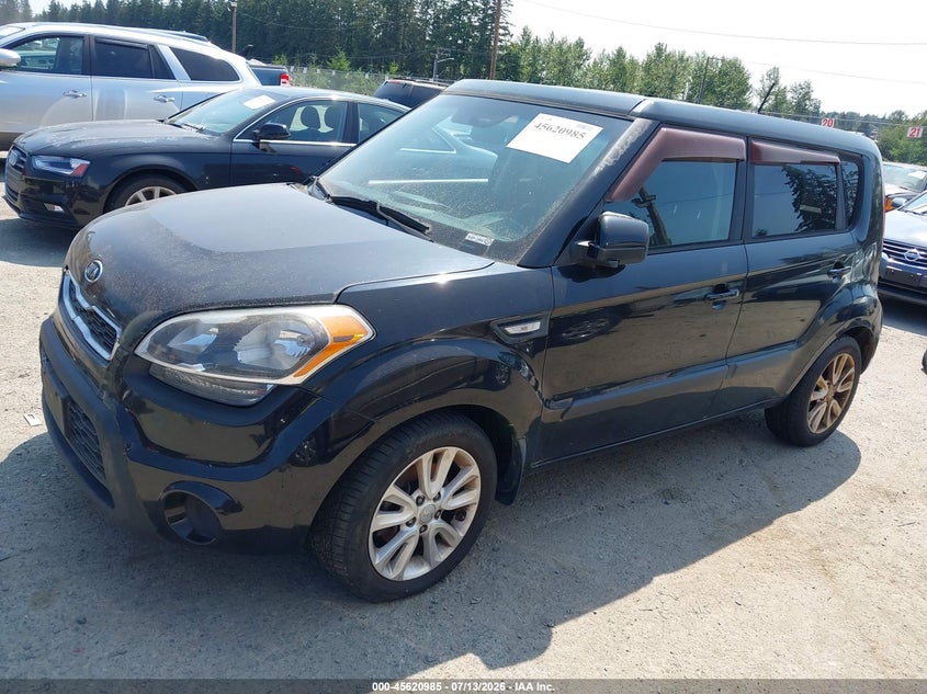 2012 Kia Soul VIN KNDJT2A57C7358144 IAAI salvage auction — NORMAL WEAR, Clear (Washington), sold $375 on 2026-07-29 (photo 2)