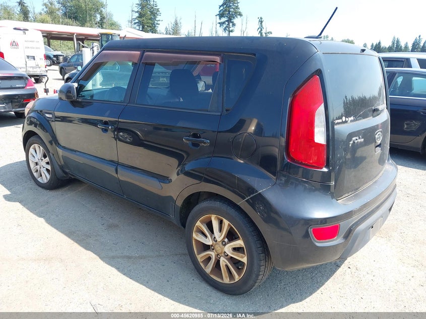 2012 Kia Soul VIN KNDJT2A57C7358144 IAAI salvage auction — NORMAL WEAR, Clear (Washington), sold $375 on 2026-07-29 (photo 3)