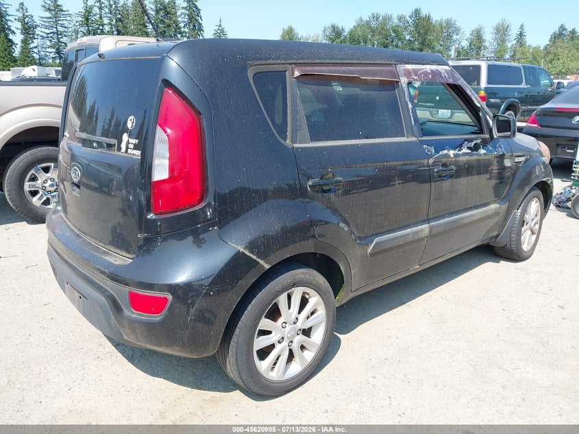 2012 Kia Soul VIN KNDJT2A57C7358144 IAAI salvage auction — NORMAL WEAR, Clear (Washington), sold $375 on 2026-07-29 (photo 4)