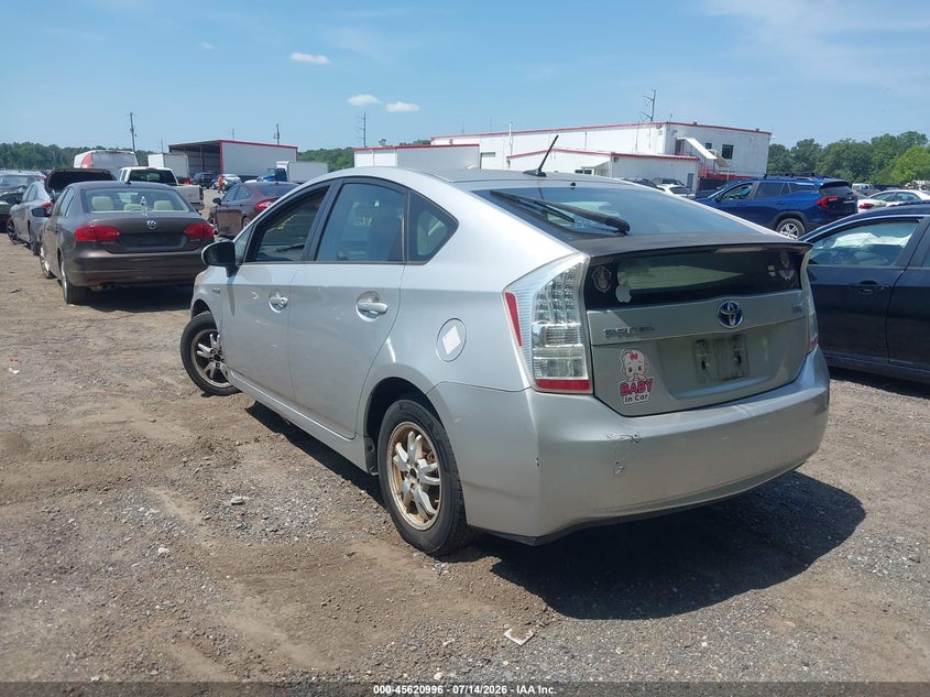 2010 Toyota Prius VIN JTDKN3DU8A0064409 IAAI salvage auction — NORMAL WEAR, Clear (Virginia), sold $1,100 on 2026-07-29 (photo 3)