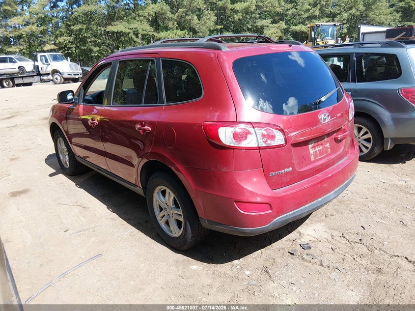 2012 Hyundai Santa fe VIN 5XYZG3AB6CG114961 IAAI salvage auction — NORMAL WEAR, Clear (Virginia), sold $625 on 2026-07-30 (photo 3)