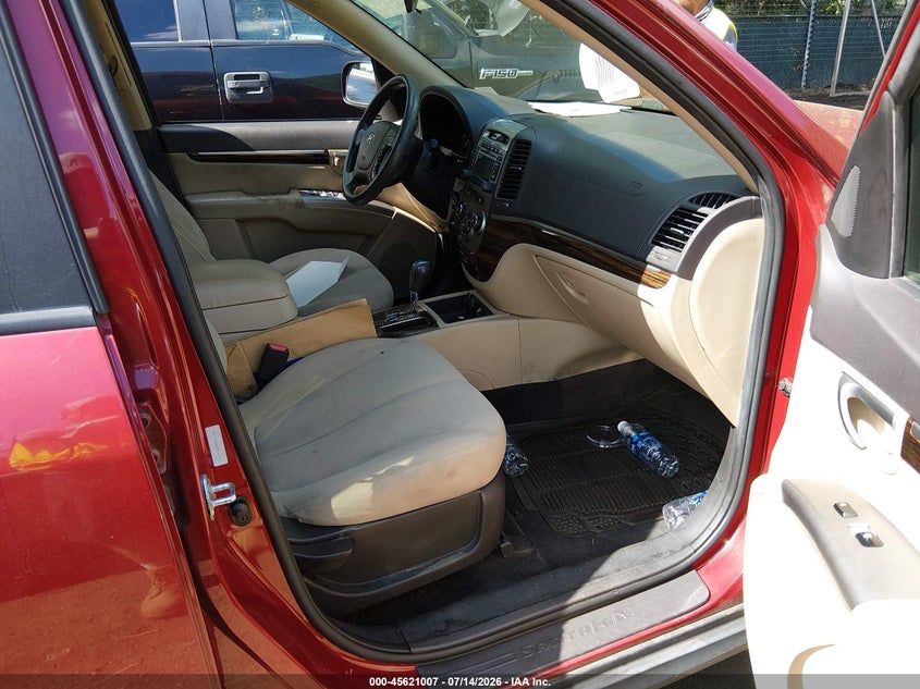 2012 Hyundai Santa fe VIN 5XYZG3AB6CG114961 IAAI salvage auction — NORMAL WEAR, Clear (Virginia), sold $625 on 2026-07-30 (photo 5)