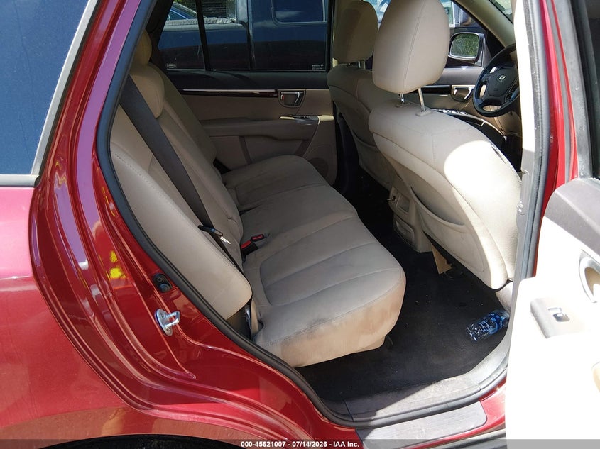 2012 Hyundai Santa fe VIN 5XYZG3AB6CG114961 IAAI salvage auction — NORMAL WEAR, Clear (Virginia), sold $625 on 2026-07-30 (photo 8)