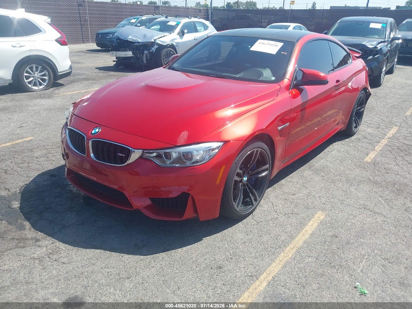 2015 BMW M4 VIN WBS3R9C58FK330960 IAAI salvage auction — RIGHT SIDE, Salvage (California), sold $14,750 on 2026-08-24 (photo 2)