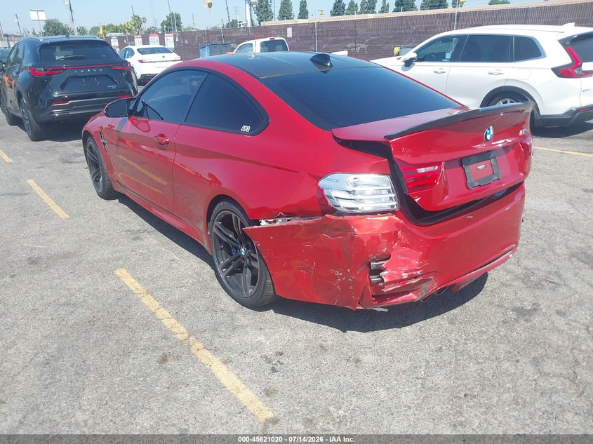 2015 BMW M4 VIN WBS3R9C58FK330960 IAAI salvage auction — RIGHT SIDE, Salvage (California), sold $14,750 on 2026-08-24 (photo 3)