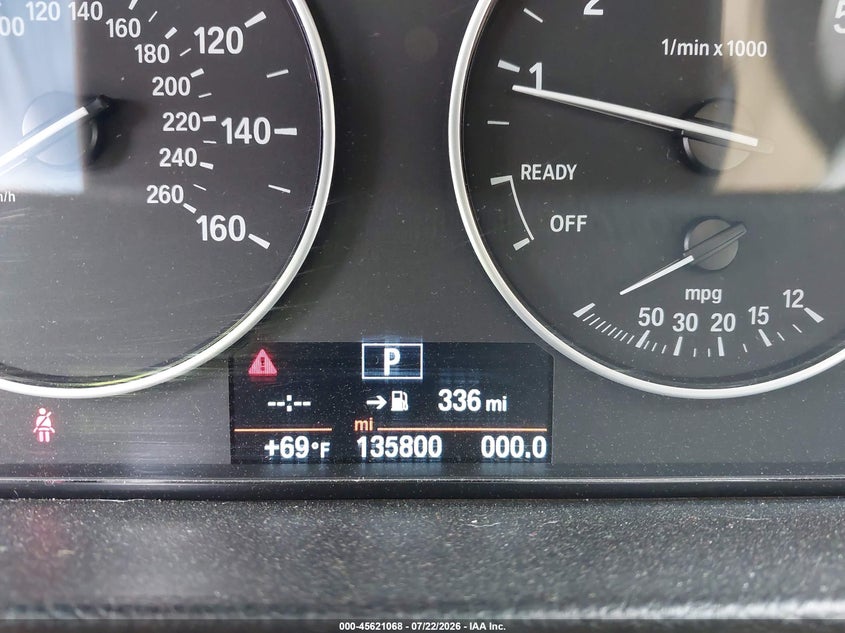 2014 BMW 3er VIN WBA3B1C51EK133508 IAAI salvage auction — NORMAL WEAR, Original (Maine), sold $450 on 2026-08-10 (photo 7)