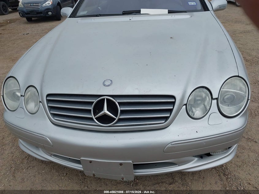 2002 Mercedes-benz Cl-class VIN WDBPJ75J82A027125 IAAI salvage auction — NORMAL WEAR, Original (Texas), sold $700 on 2026-07-29 (photo 6)