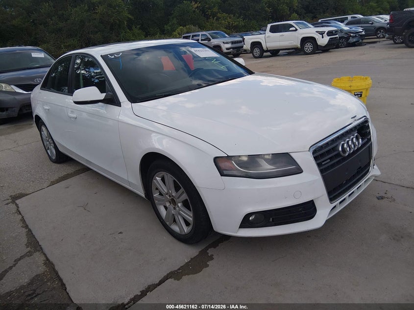 2012 Audi A4 VIN WAUBFAFL5CN005861 IAAI salvage auction — NORMAL WEAR, Original (Texas), sold $500 on 2026-08-03 (photo 1)