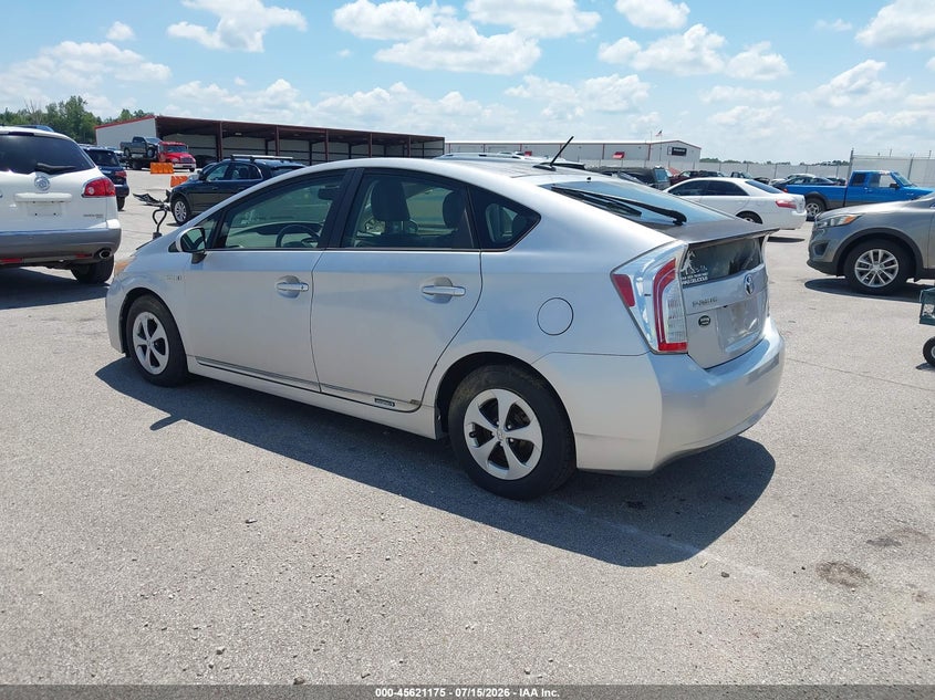 2012 Toyota Prius VIN JTDKN3DU5C1546610 IAAI salvage auction — NORMAL WEAR, Clear (Indiana), sold $275 on 2026-07-30 (photo 3)