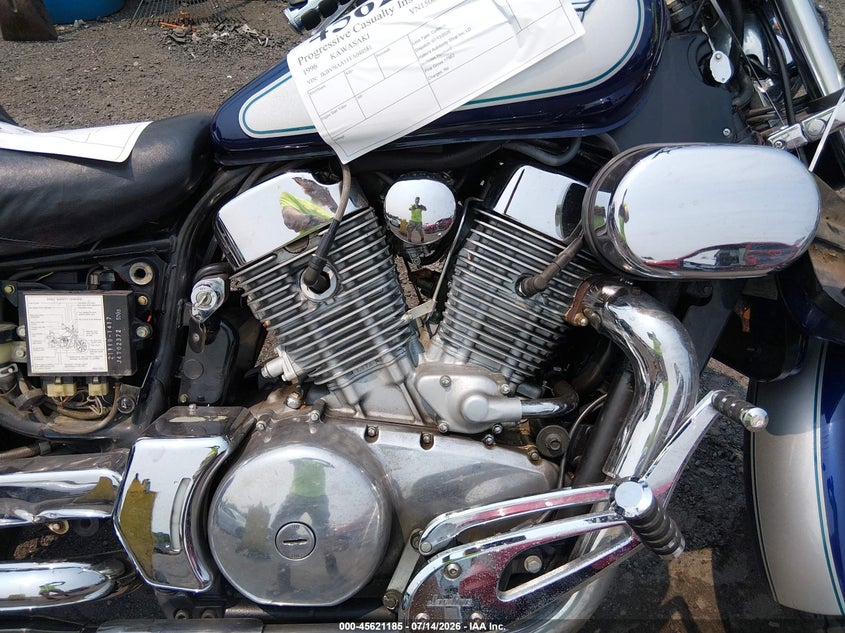 1996 Kawasaki Vn1500 VIN JKBVNAA11TA040581 IAAI salvage auction — RIGHT SIDE, Salvage (Pennsylvania), sold $25 on 2026-07-29 (photo 8)