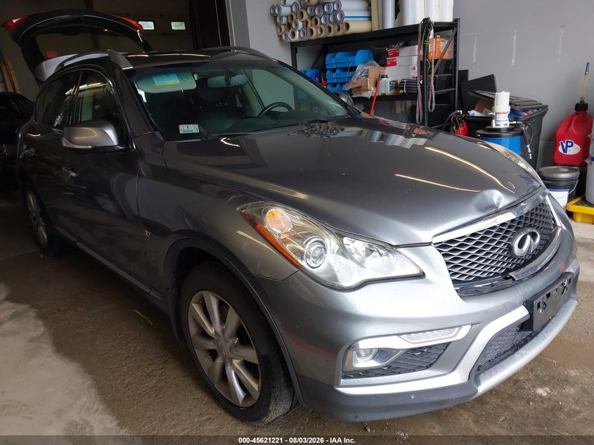 2017 Infiniti Qx50 VIN JN1BJ0RR7HM410227 IAAI salvage auction — UNKNOWN, Salvage Title, sold $825 on 2026-09-10 (photo 1)