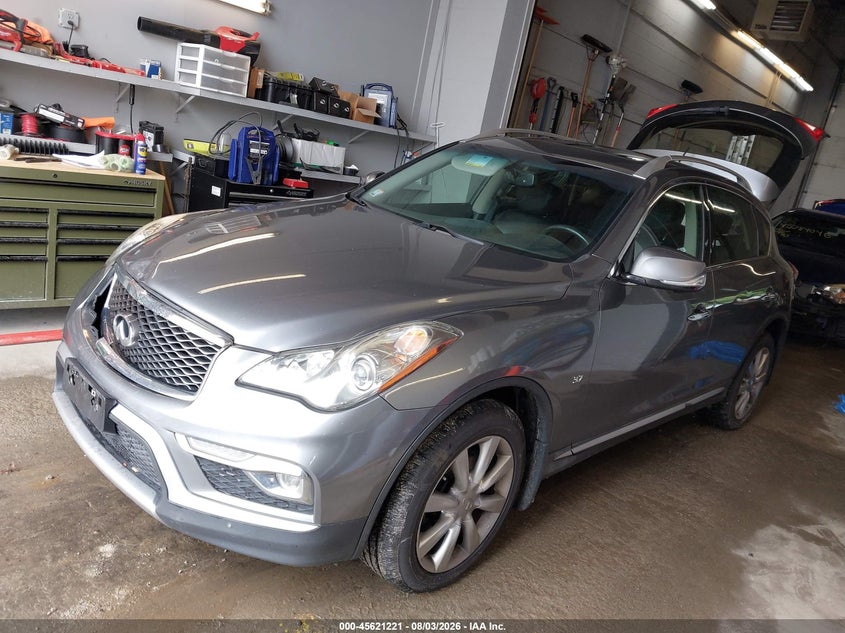 2017 Infiniti Qx50 VIN JN1BJ0RR7HM410227 IAAI salvage auction — UNKNOWN, Salvage Title, sold $825 on 2026-09-10 (photo 2)