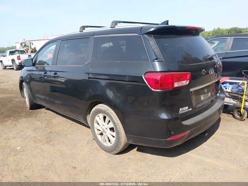 2016 Kia SEDONA VIN KNDMB5C16G6148089 IAAI salvage auction — NORMAL WEAR, Clear (Maryland), sold $800 on 2026-07-29 (photo 3)