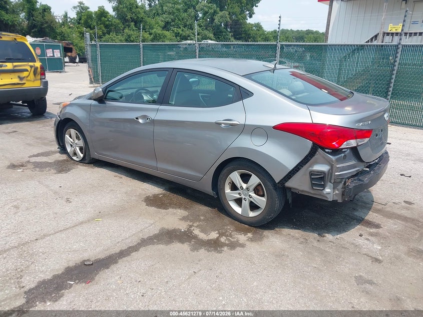 2012 Hyundai Elantra VIN KMHDH4AE3CU236081 IAAI salvage auction — FRONT & REAR, Salvage Title, sold $1,350 on 2026-08-02 (photo 3)