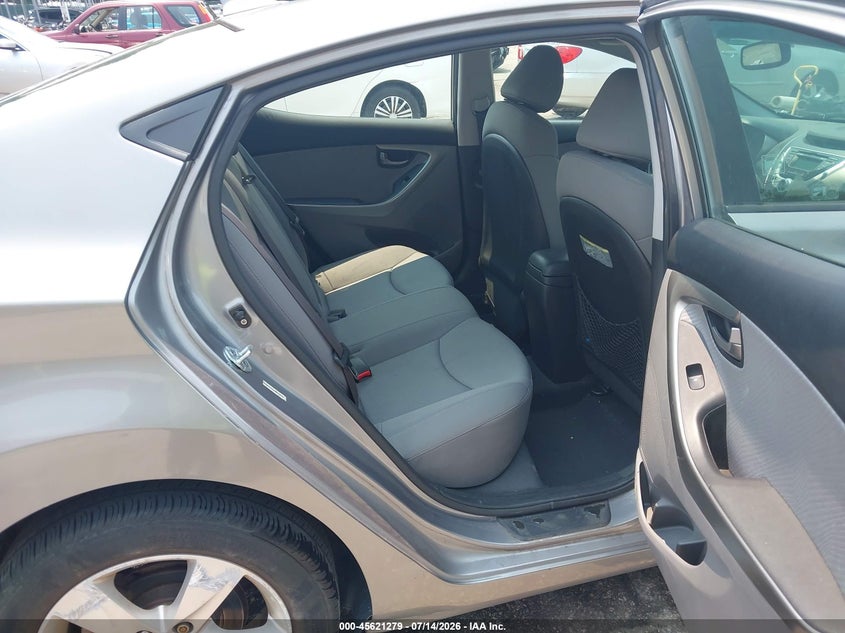 2012 Hyundai Elantra VIN KMHDH4AE3CU236081 IAAI salvage auction — FRONT & REAR, Salvage Title, sold $1,350 on 2026-08-02 (photo 8)