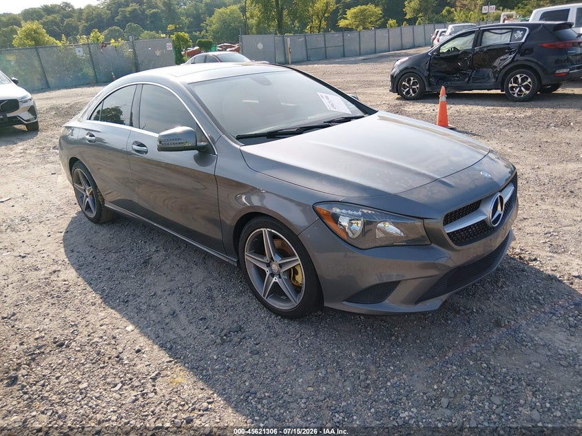 2014 Mercedes-benz Cla-klasse VIN WDDSJ4EB8EN128218 IAAI salvage auction — WATER/FLOOD, Salvage Title, sold $1,550 on 2026-08-18 (photo 1)