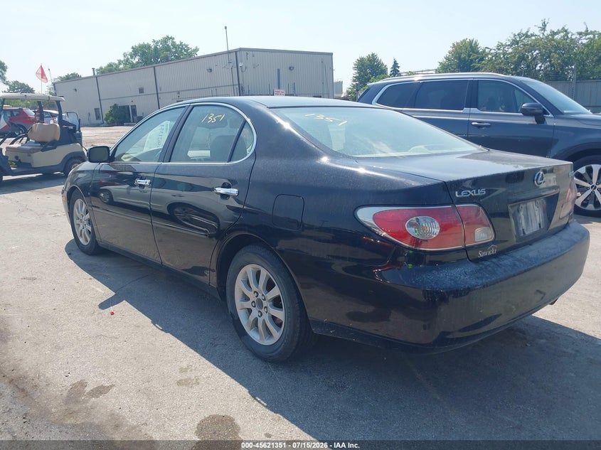 2004 Lexus Es 330 VIN JTHBA30G345042707 IAAI salvage auction — NORMAL WEAR, Clear (Illinois), sold $625 on 2026-07-20 (photo 3)