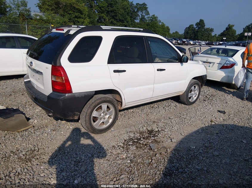 2007 Kia Sportage VIN KNDJF724X77311741 IAAI salvage auction — NORMAL WEAR, Original (West Virginia), sold $800 on 2026-07-29 (photo 4)