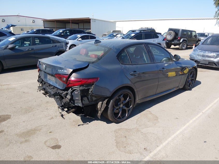 2019 Alfa romeo Giulia VIN ZARFAMBN0K7605904 IAAI salvage auction — REAR END, Salvage (California), sold $6,475 on 2026-08-10 (photo 4)