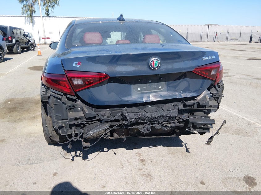 2019 Alfa romeo Giulia VIN ZARFAMBN0K7605904 IAAI salvage auction — REAR END, Salvage (California), sold $6,475 on 2026-08-10 (photo 6)