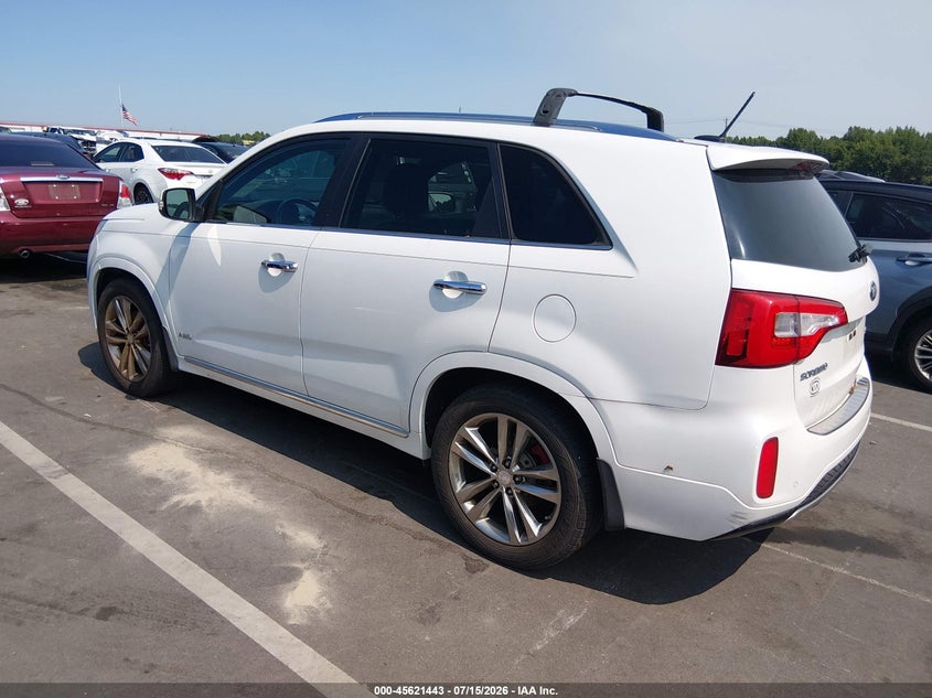 2015 Kia Sorento VIN 5XYKWDA7XFG609643 IAAI salvage auction — NORMAL WEAR, Clear (North Carolina), sold $1,300 on 2026-07-29 (photo 3)