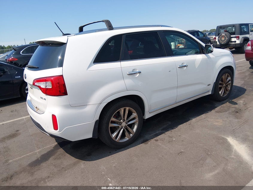 2015 Kia Sorento VIN 5XYKWDA7XFG609643 IAAI salvage auction — NORMAL WEAR, Clear (North Carolina), sold $1,300 on 2026-07-29 (photo 4)